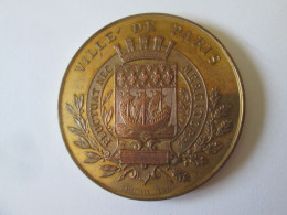 France Medaille Bronze Dore:Expos.Intern.Paris 1897/France Medal Gilded Bronze:Paris Inter.Exhib.1897,dm=50 Mm,w/p=55 Gr - France
