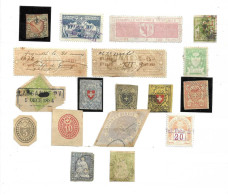 SWITZERLAND   - LOT OF VERY OLD  STAMPS - 1843-1852 Federal & Cantonal Stamps