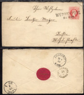5 Kr. Mit L2 WÜRBENTHAL 21. MAR Nach Neiße Mit Rs K2 ZIEGENHALS 21.3.68 + - Autres & Non Classés