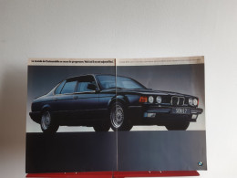 BMW Série 7 - Publicité De 1986 - Auto's