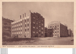 L24-25) SOCHAUX - LES USINES PEUGEOT - LES GRANDS HOTELS   - ( 2 SCANS ) - Sochaux