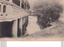 L12-47) LIBOS - LA CASCADE -  ANIMEE - EN 1913 - ( 2 SCANS ) - Libos
