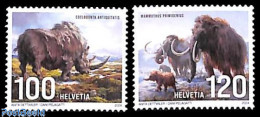 Switzerland 2024 Giants From The Ice Age 2v, Mint NH, Nature - Animals (others & Mixed) - Prehistoric Animals - Ungebraucht