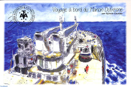 French Antarctic Territory 2023 Marion Dufresne Booklet, Mint NH, Transport - Stamp Booklets - Ships And Boats - Ongebruikt