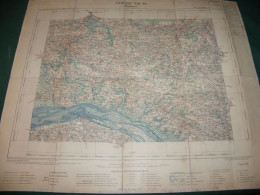 PAIMBOEUF :  CARTE DRESSEE PAR ORDRE DU MINISTERE DE L INTERIEUR ,  TIRAGE DE 1913 , CARTE  TOILEE - Topographical Maps
