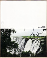 08019 ● VICTORIA FALLS ZAMBIA Chute Zambie Carte Lettre 165x200mm - Zambia