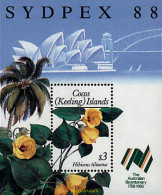 82526 MNH COCOS Islas 1988 SYDPEX 88. EXPOSICION FILATELICA INTERNACIONAL - Cocos (Keeling) Islands
