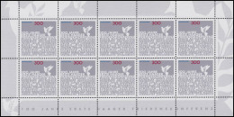 2066 Haager Friedenskonferenz Und Friedenstaube - 10er-Bogen ** - 1991-2000