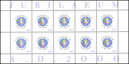 2087 Jubiläum Anno Domini 2000 - 10er-Bogen ** - 1991-2000