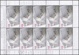 2123 Tageszeitungen Und Süddeutsche Zeitung - 10er-Bogen, ** - 1991-2000