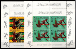 Libyen 767-770 II Postfrisch Kleinbogen / Olympische Spiele #NN531 - Libye