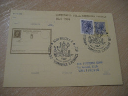 AREZZO 1977 Ginnastica F. Petrarca Gymnastics Gymnastique Cancel Card ITALY Italia - Gymnastiek