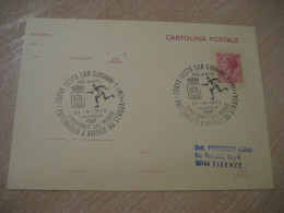 SESTO SAN GIOVANNI 1975 Pattinaggio A Rotelle Su Stada Roller Skating Cancel Card ITALIA Italy - Figure Skating