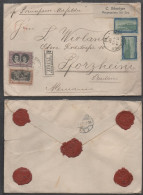 ARGENTINA - BUENOS AIRES / 1911 - SS "PRINCIPESSA MAFALDA"  REGISTERED COVER ==> GERMANY - CERTIFICADA - Lettres & Documents