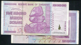 Zimbabwe ,P82 , 500 Million , 2008 XF - Zimbabwe