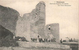 FRANCE - Venasque - Tours Sarrazines - Ancienne Capitale Du Comtat - Ruines - Enfant - Animé - Carte Postale Ancienne - Carpentras