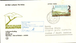 Ile Maurice Mauritius 2 LSC Lufthansa Avril 82/83 - Maurice (1968-...)