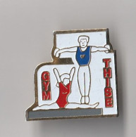 PIN'S THEME GYMNASTIQUE  CLUB DE THISE  DANS LE DOUBS - Ginnastica