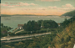 SWITZERLAND - BIENNE / BIEL - BLICK AUF DEN SEE - VERLAG F. GRAENICHER - MAILED 1925 (19487) - Bienne