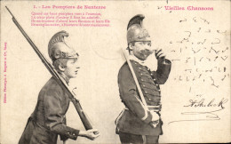 CPA Les Pompiers De Nanterre Vieilles Chansons - Music