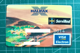 SPAIN CREDIT CARD HALIFAX BANK 2001-07 - Credit Cards (Exp. Date Min. 10 Years)