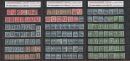 TCHÉCOSLOVAQUIE - 147 Timbres Divers Oblitérés - Période: 1925/1926 - Entre Les N° 199 Et 213 - Sur 3 Feuillets - 8 Scan - Gebraucht