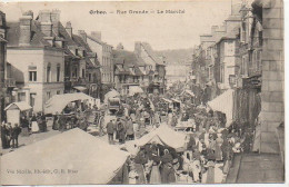 14 ORBEC  - Rue Grande - Le Marché - Orbec