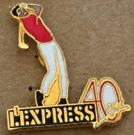 JOURNAL - ZEITUNG - NEWSPAPER - GIORGNALE - 40 ANS L'EXPRESS - GOLFEUR - GOLF - FRANCE - FRANCIA - FRANKREICH - (28) - Media