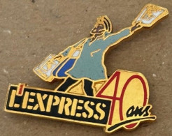 JOURNAL - ZEITUNG - NEWSPAPER - GIORGNALE - 40 ANS L'EXPRESS - LIVREUR - FRANCE - FRANCIA - FRANKREICH - (28) - Media