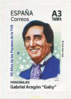726344 MNH ESPAÑA 2024 PERSONAJES. GABRIEL ARAGÓN, "GABY". 50 AÑOS DE LOS PAYASOS DE LA TVE. - Circus