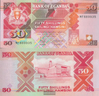 Uganda Pick-number: 30c (1996) Uncirculated 1996 50 Shillings - Uganda