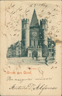 SWITZERLAND - GRUSS AUS BASEL - SPALENTHOR - ED. MOCH & STERN - MAILED 1900 (19491) - Basel