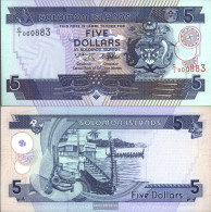 Salomoninseln Pick-number: 19 Uncirculated 1997 5 Dollars - Solomon Islands