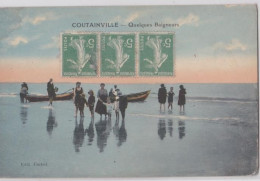 Coutainville Quelques Baigneurs - Andere & Zonder Classificatie
