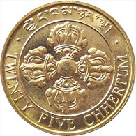 Bhutan 25-Chhertum Aluminum-Bronze Coin 1979 UNC - Bhutan