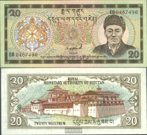Bhutan Pick-number: 16b Uncirculated 1992 20 Ngultrum - Bhutan