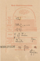 Vieux Papiers - Documents Postaux -Post Einlieferungsschein 1869 Schirciswalde -Livraison Offerte Sous Condition - 1800 – 1899