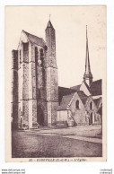 77 EGREVILLE Vers Lorrez Le Bocage N°20 L'Eglise En 1942 VOIR DOS - Lorrez Le Bocage Preaux