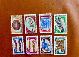 POLYNÉSIE FRANCAISE 1968 8v Art Iles Marquises Neuf Cote 78€ MNH ** YT 52 59 Mi FRENCH POLYNESIA FRANZOSISCH POLYNESIEN - Neufs
