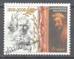 Georgie - Georgia 2007 Yvert 435, Art. Personality. Rembrandt - MNH - Géorgie