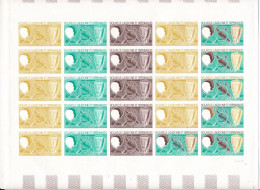 EF-669: Nelle CALEDONIE: PA N°187** Essai  De Couleur Non Dentelé Sur Feuille Entière. - Imperforates, Proofs & Errors