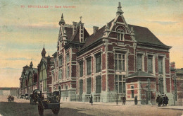 BELGIQUE - Bruxelles - La Gare Maritime - Colorisé - Animé - Carte Postale Ancienne - Places, Squares