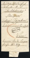Cover Wien 1860/1866, Zwei Unfrankierte Ortsbriefe Und Daher Mit "BFTAX 3 Kr " Für Portopfichtigem Amtsbrief Und "BFTAX  - Other & Unclassified