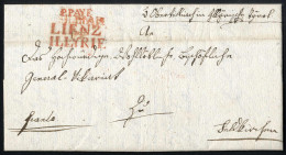Cover LIENZ ILLYRIE: Frankobrief Vom 22.2.1813 "v. Obertilliach In Illyrisches Tyrol" über Lienz Nach Feldkirchen In Öst - Other & Unclassified