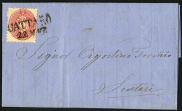 Cover Cattaro 1866, Brief Vom 22.5.1866 Von Cattaro über Antivari Nach Scutari (Albanien), Für Die Sondergebühr Von Catt - Other & Unclassified