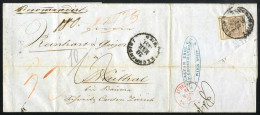 Cover 1850/1851, Zwei Unfrankierte Briefe Von Wien In Die Schweiz, Einer Davon Als Rekobrief Mit Rückseitiger 6 Kr. Mark - Other & Unclassified