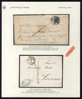 Cover 1855/56, österreichisch-italienischer Postverein: Brief Vom 23.11.1856 Aus Wien Nach Florenz, Frankiert Mit 9 Kr.  - Other & Unclassified