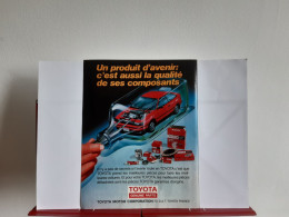Pièces Détachées Toyota - Publicité De 1986 - Auto's
