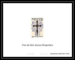 Andorre (Andorra) N°474 Croix Da Sant Jaume D'Engordany Non Dentelé ** MNH Imperf Deluxe Proof - Blocks & Kleinbögen