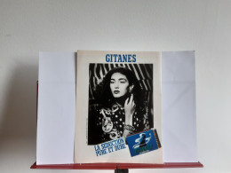 Boîte D'allumettes Gitanes - Publicité De 1986 - Boites D'allumettes